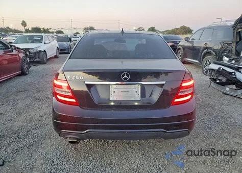 2012 Mercedes-Benz C 250 from USA, damaged, VIN WDDGF4HB2CA627328